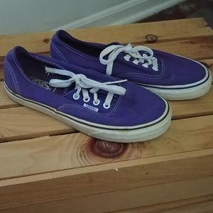 Purple Lace up Vans
